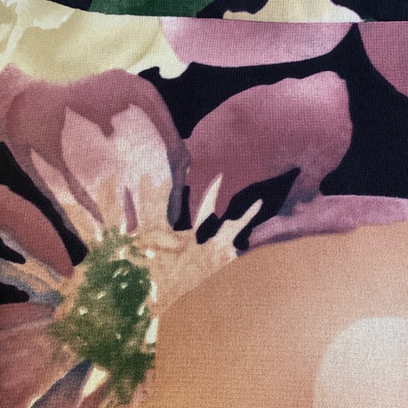 Betsy Adam Bold Floral Print Maxi Dress with Ruffle Feature - Picture 10 of 10